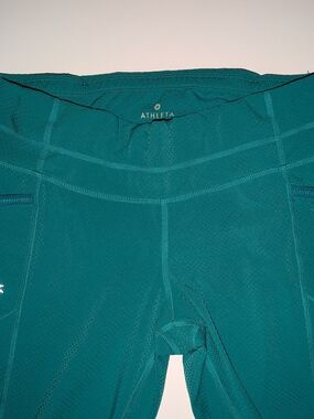 Athleta Green High-Waist Performance Leggings